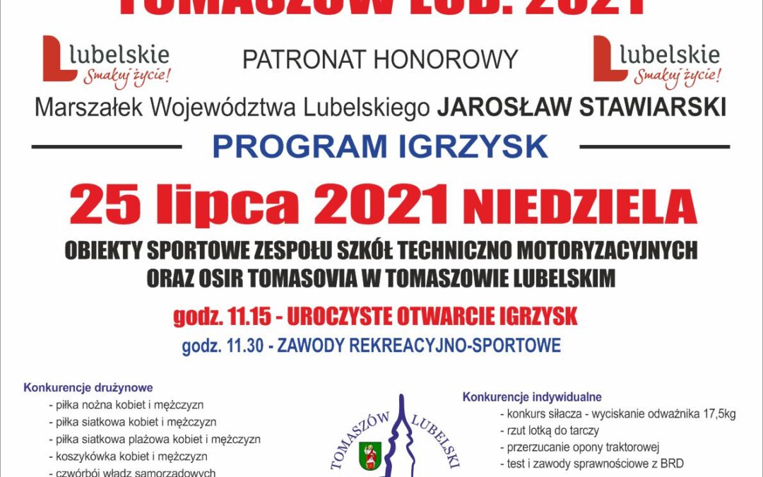 Niedziela Igrzysk w Tomaszowie Lubelskim