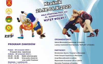 XXXI Międzynarodowy Turniej o Puchar Ziemi Kraśnickiej. Zapasy – styl wolny Puchar Polski Kadetek i Kadetów