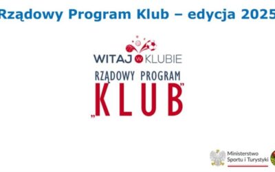 Rusza nabór wniosków do Rządowego Programu Klub — Edycja 2025.